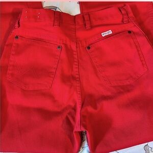 Vintage 70s-80s Wrangler Red Pants
